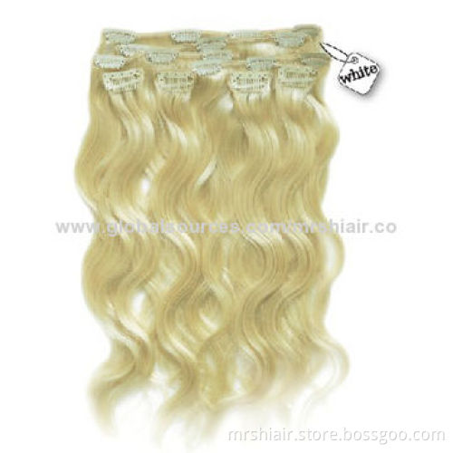 24-inch best quality Peruvian Virgin Clip In Hair